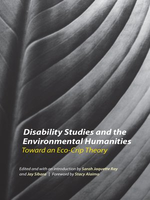 cover image of Disability Studies and the Environmental Humanities